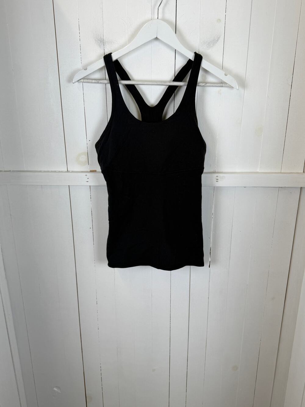 Lululemon Black Nylon Tank Top Size 4 Women’s Activewear